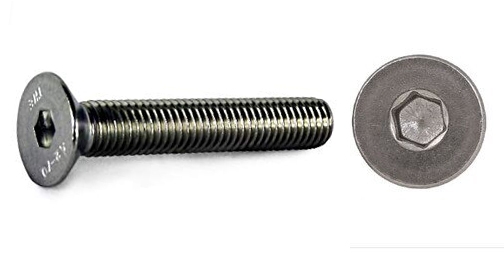 TORNILLO DIN-7991 INOX A4-AISI 316 M-8X80