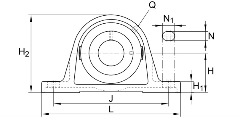 RASE 35 N  // ROD.AUTOALINEABLE Y SOPORTE POPULAR