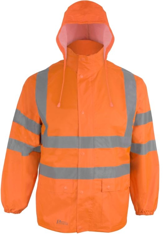 CHAQUETA IMPERMEABLE AV NARANJA (RJO) T-4XL