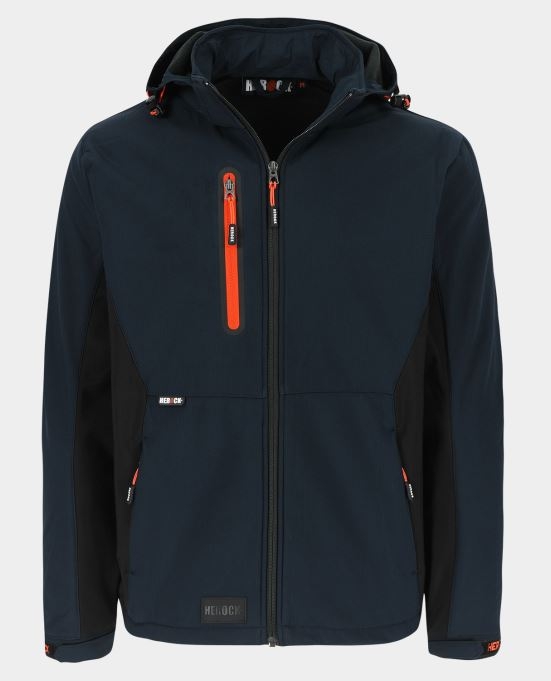 CHAQUETA SOFTSHELL MARINO/NEGRO T-3XL (TRYSTAN)
