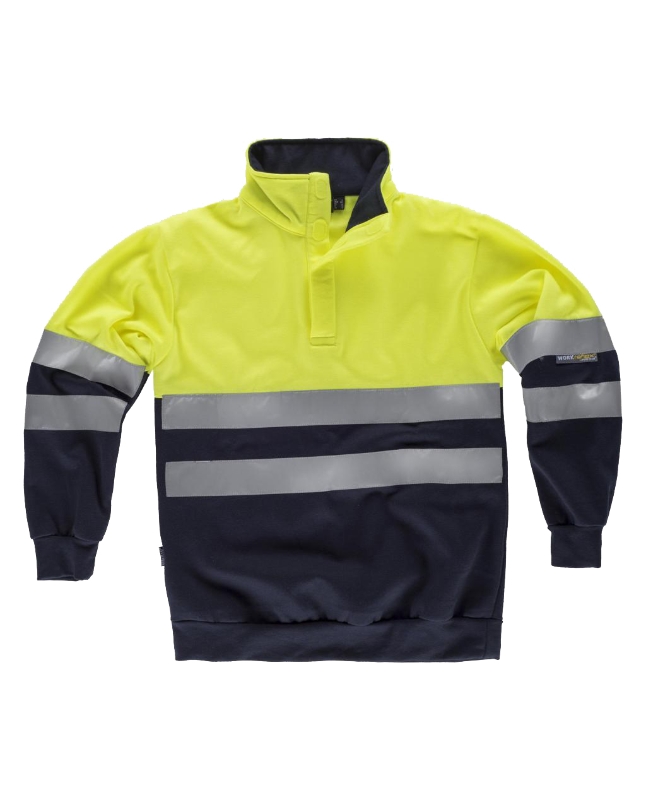 SUDADERA VELCRO AV AM/MARINO T- S / 4XL (C3839)