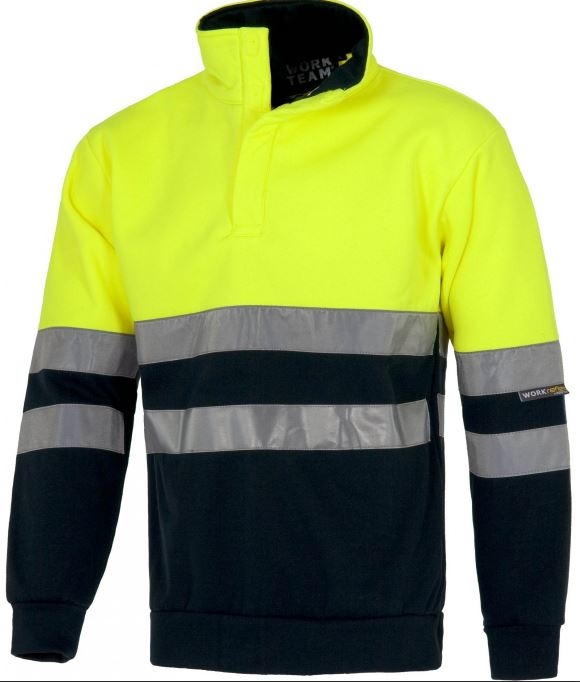 SUDADERA VELCRO AV AM/MARINO T- S / 4XL (C3839)