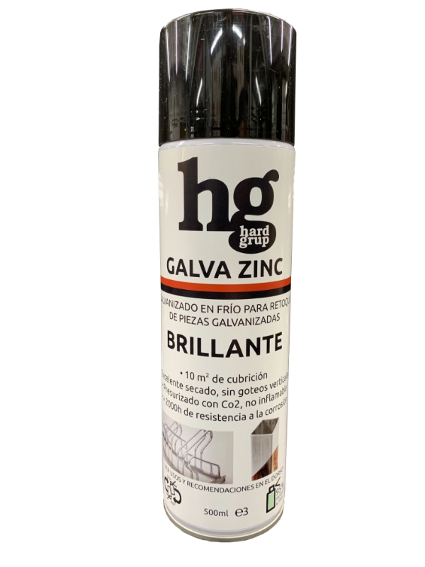 HG AEROSOL GALVA ZINC BRILLANTE 500ml