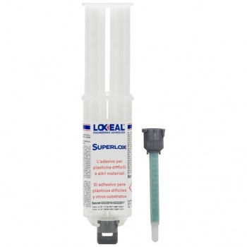 SUPERLOX ADHESIVO ACRILICO 25ml (PP, PE, HDPE, LDPE, PMMA, ABS...)