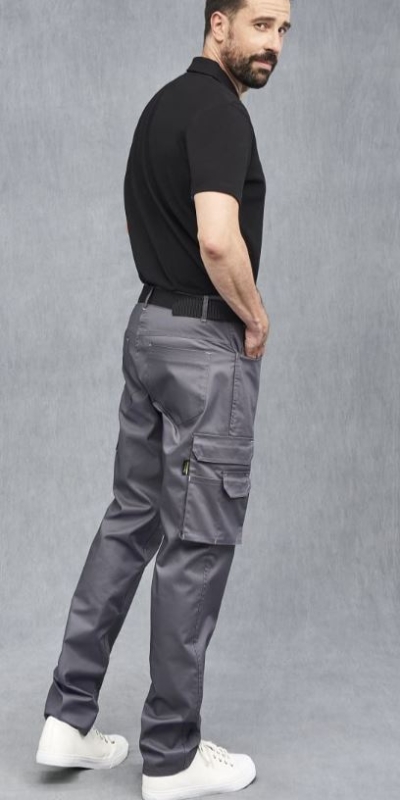 PANTALON STRETCH GRIS T-52(1147)
