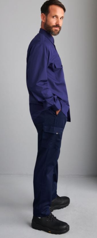PANTALON STRETCH AZUL T-56  (1147)