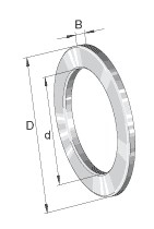 LS 2542  //  DISCOS PARA RODAMIENTOS AXIALES