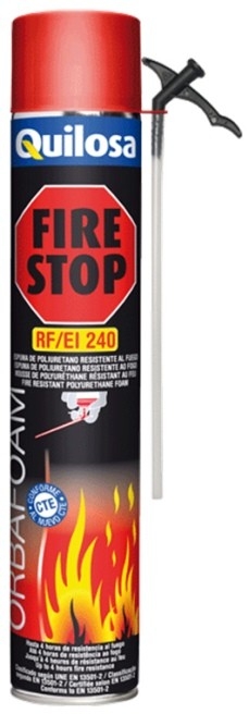 ESPUMA POLIURETANO MANUAL RESIST. FUEFO FIRE STOP RF/EI 240 750ml