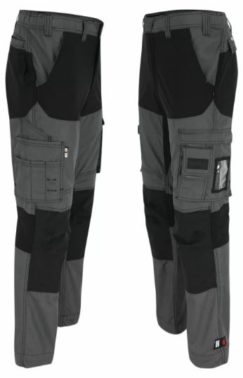 PANTALON STRETCH GRIS/NEGRO T-46 (HECTOR)