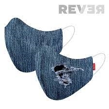 MASCARILLA REUTIL.REVERSIBLE DENIM 02 AZUL(L)