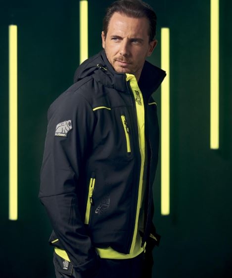 SOFTSHELL SPACE BC NEGRO/AMARILLO T-XL