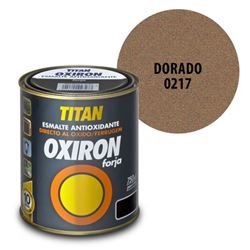 ESMALTE ANTIOXIDANTE DORADO OXIRON FORJA TITAN 750ml