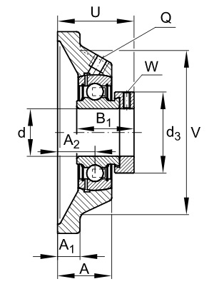 PCJ 25 N  //  ROD.AUTOALINEABLE Y SOPORTE POPULAR