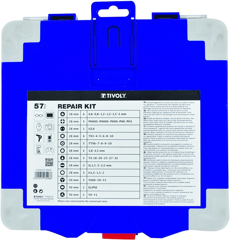 15015 KIT REPARACCION SMARTPHONE & ELECTRONICA 57 PCS