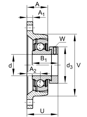 PCJT 30 N  //  ROD.AUTOALINEABLE Y SOPORTE POPULAR