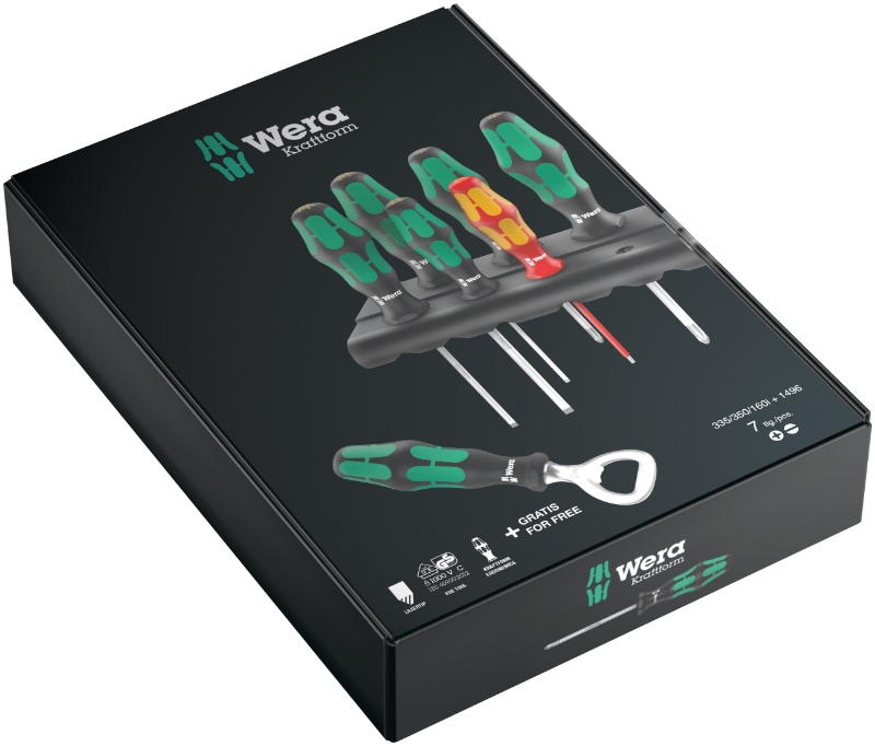 335/350/160i + ABRIDOR JUEGO 6 DESTORNILLADORES KRAFTFORM PLUS