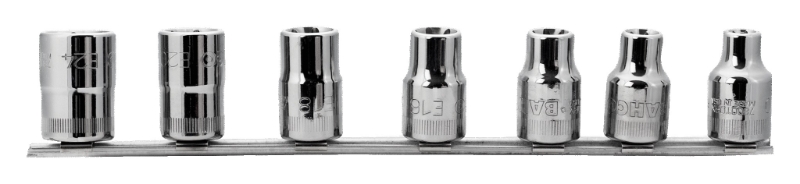 JUEGO LLAVES DE VASO EN RAIL 1/2" 6 PIEZ