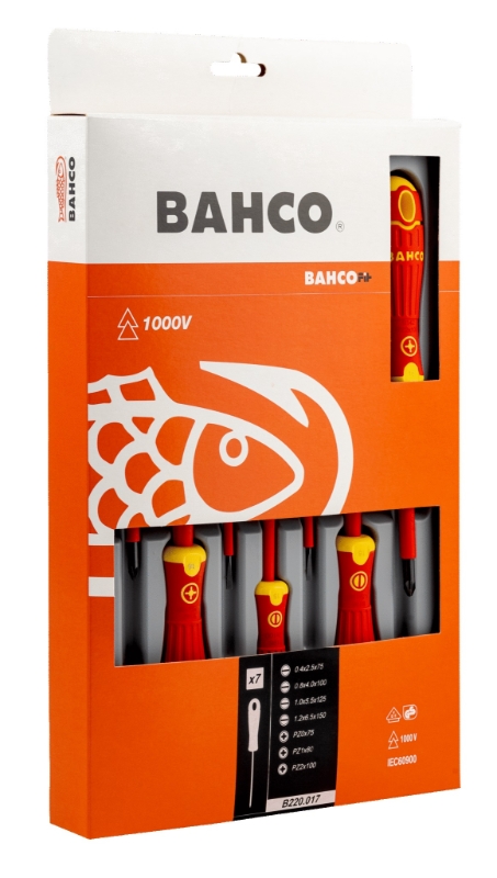 JUEGO DESTORNILLADORES BAHCOFIT AISLADO 