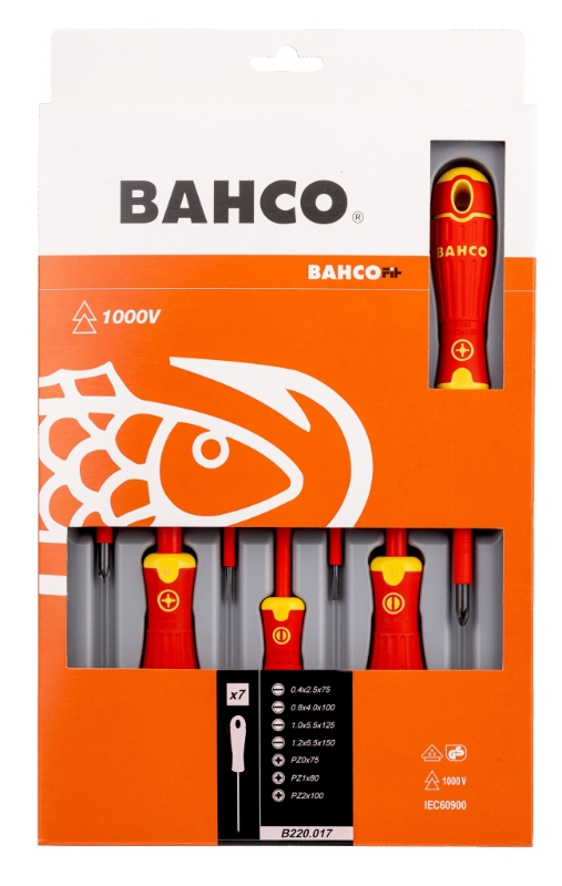 JUEGO DESTORNILLADORES BAHCOFIT AISLADO 