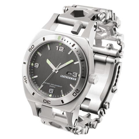 LEATHERMAN TREAD TEMPO INOX RELOJ + 29 H