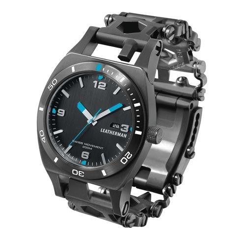 LEATHERMAN TREAD TEMPO NEGRO RELOJ + 29 