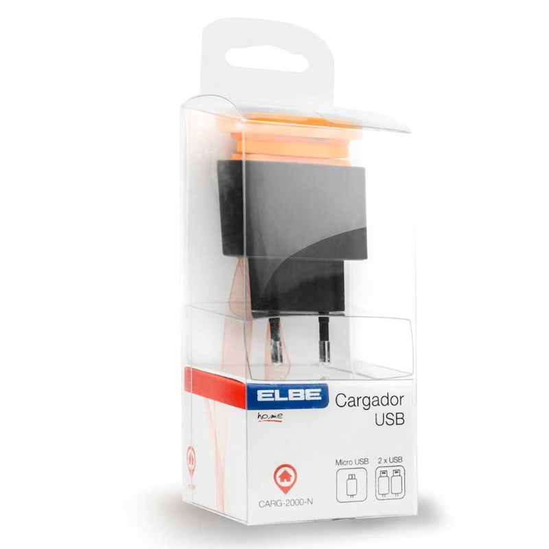 CARGADOR TELEFONO PARED MICRO USB CABLE 