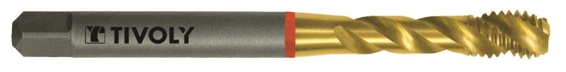 M.MAQ. CIEGO C35A/2 DIN 371 M-8 x 1,25 6H HSSE TIN L. ROJA FLASH CUT ST5