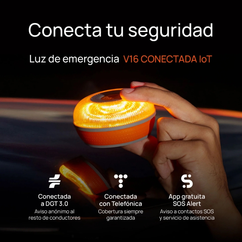 BALIZA SEÑALIZACION DE EMERGENCIA LED HO