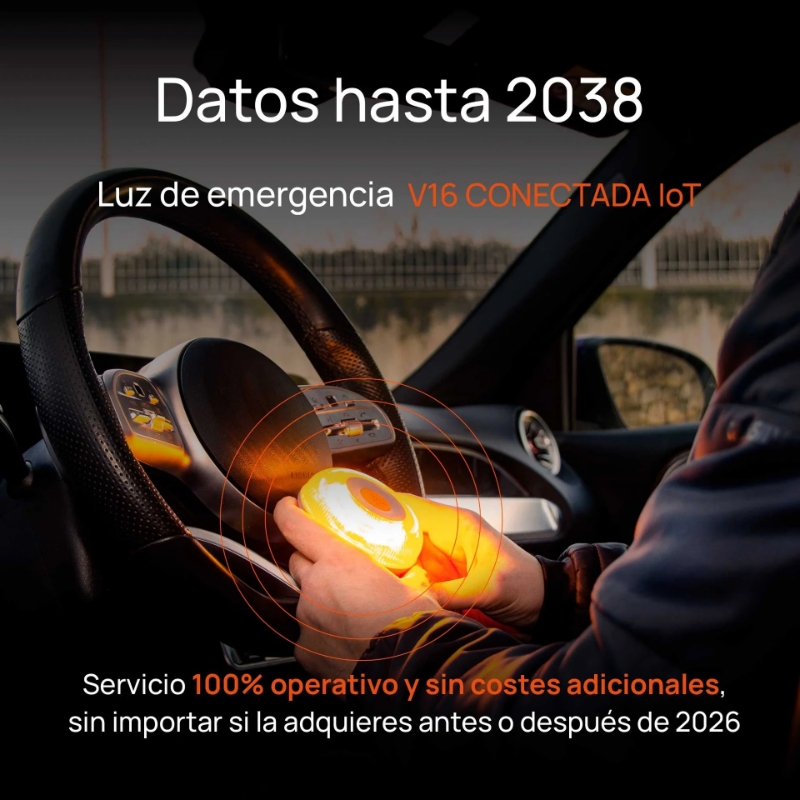LUZ  DE EMERGENCIA  V16 HOMOLOGADA TRAFI