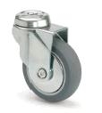 ARSA 40002 RUEDA Ø100x24mm GIRAT PASADOR GOMA GRIS BOLAS