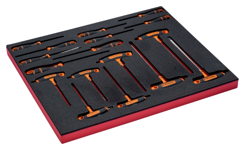 JUEGO DESTORNILLADORES BANDEJA FOAM 17 PIEZAS(FF1A133)
