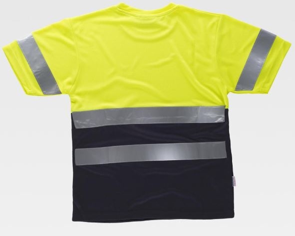CAMISETA 100%POL.AV AM/MARINO M/C T-3XL (C3941)