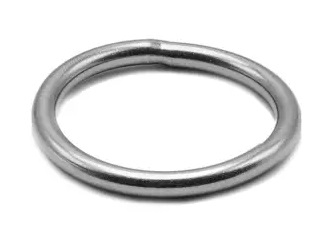 ANILLA SOLDADA 8X60 INOX AISI 316