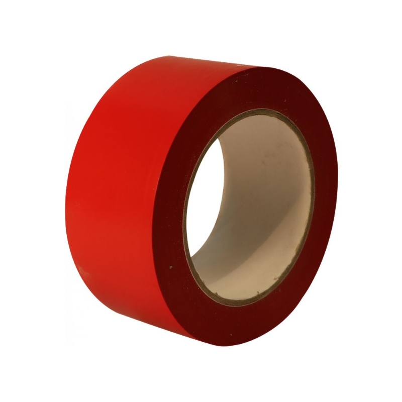 CINTA ADHESIVA DELIMIT. AREAS ROJO 33mt X 50mm