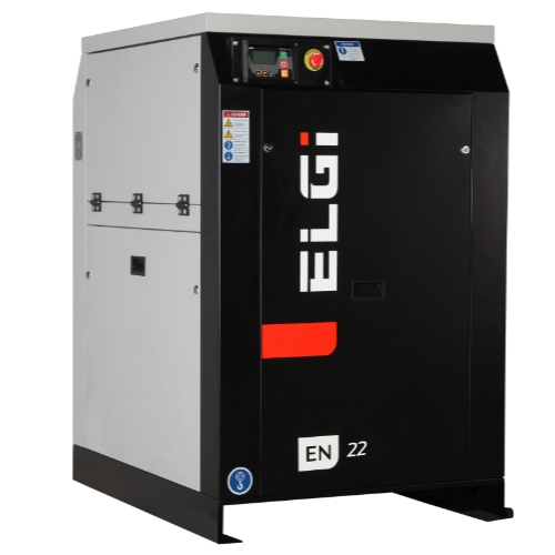 COMPRESOR ROTATIVO ELGI EN 15 - 15Kw  SOBRE SUELO