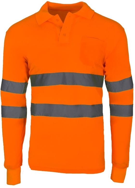 POLO AV NARANJA M/LARGA (SPORT2 PLUS)
