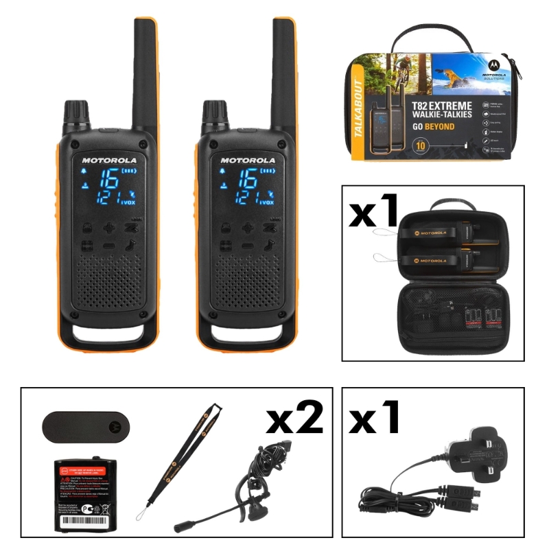 WALKIE TALKIE MOTOROLA T82 EXTREME PACK 2