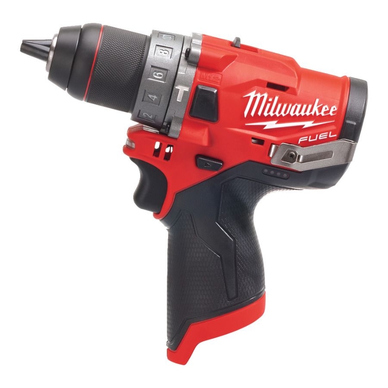 MILWAUKEE TALADRO PERCUTOR COMPACTO 12V X2 BAT 2.0Ah M12 FPD-202X