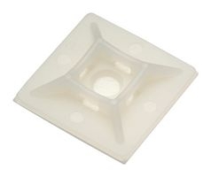BASE ADHESIVA BLANCA 27X27mm PARA BRIDAS NYLON