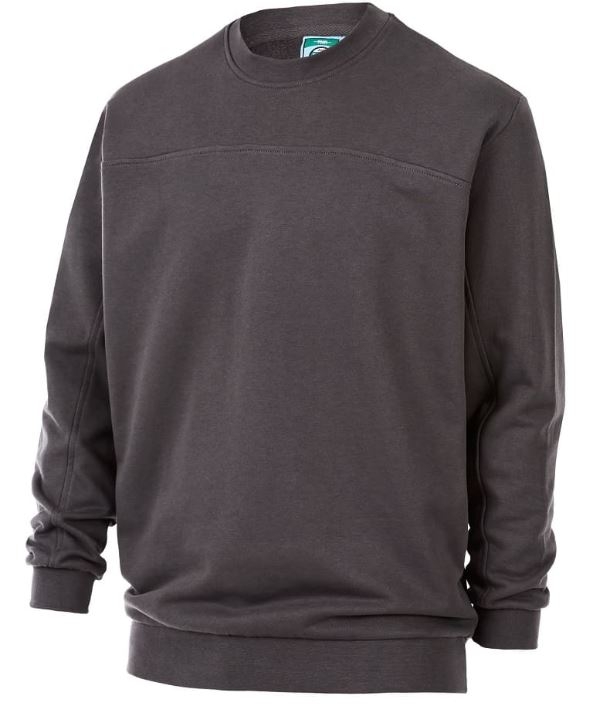 SUDADERA 100%ALG.GRIS C/RED.T-3XL(4821)