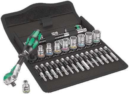 8100 SA 6 ESTUCHE 28 PIEZAS CARRACA ZYKL