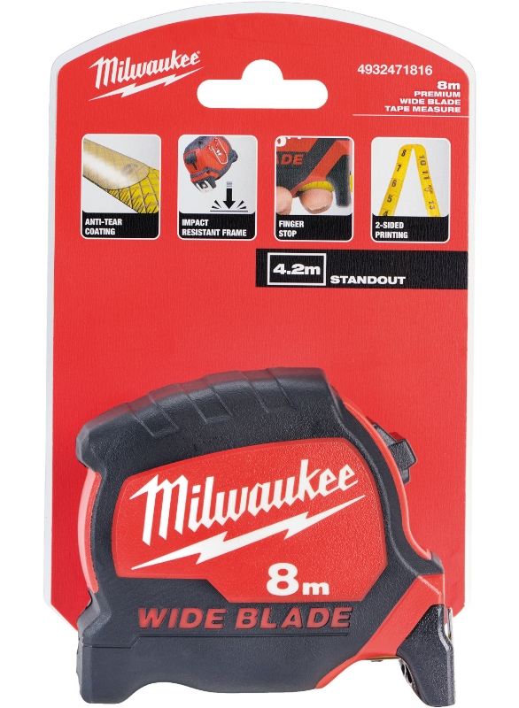MILWAUKEE FLEXÓMETRO WIDE BLADE PREMIUM 