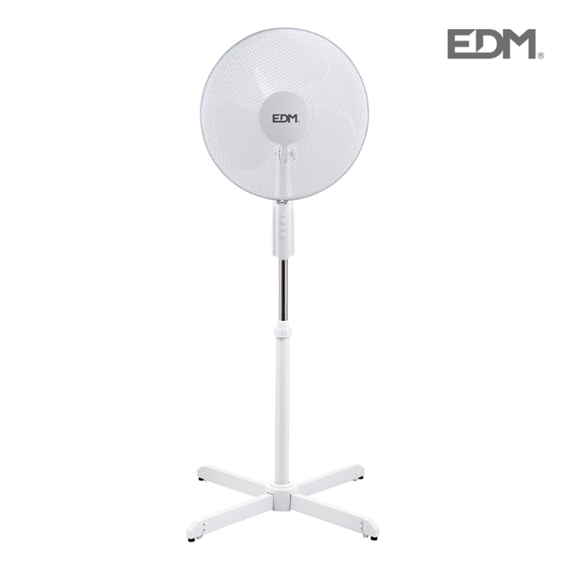 VENTILADOR DE PIE BLANCO 50W ØASPAS 40cm