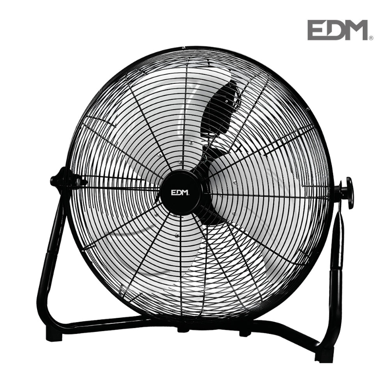 VENTILADOR INDUSTRIAL DE SUELO NEGRO 130