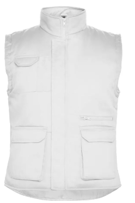 CHALECO BLANCO C/BOLS.T-M (ALMANZOR)