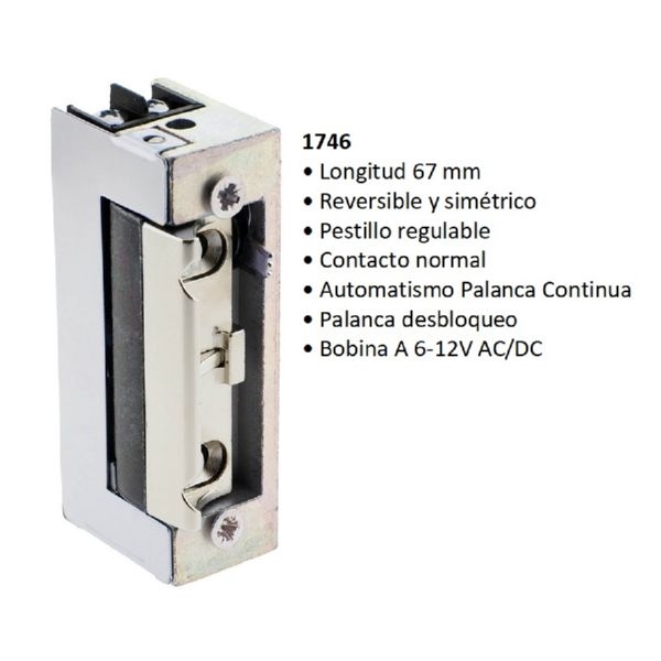 CIERRE ELECTRICO REF.1746 SIN FR. Palanc