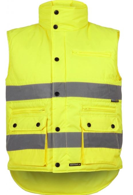 CHALECO AV AMARILLO C/BOLS. T-XL (C3209)