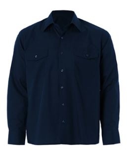 CAMISA MANGA LARGA ALGODON MARINO 2 BOLS