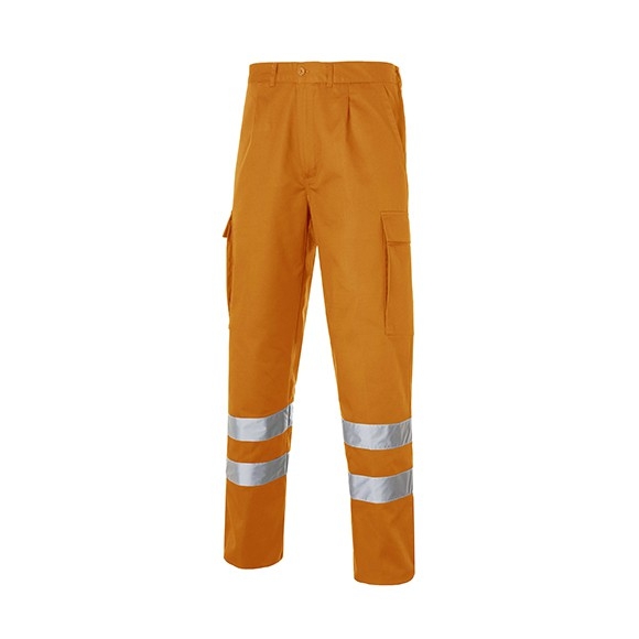 PANTALON 45%POL. 55%ALG. AV NARANJA C/BA