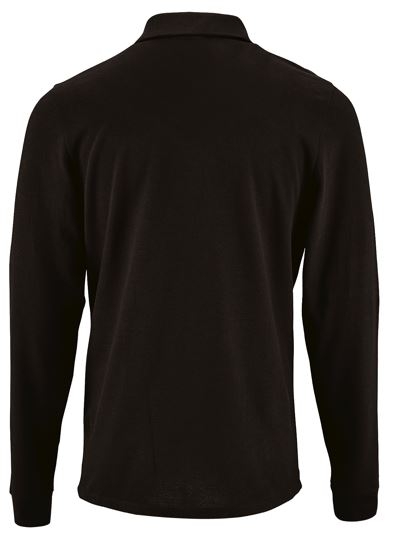 POLO ALG.180g NEGRO M/L T-S (02087)